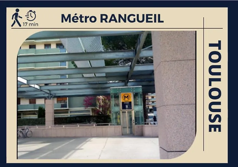 טולוז Studio Renove - Proche Hopital, Universite & Gare St-Agne - Tv & Wifi Hd 0*,