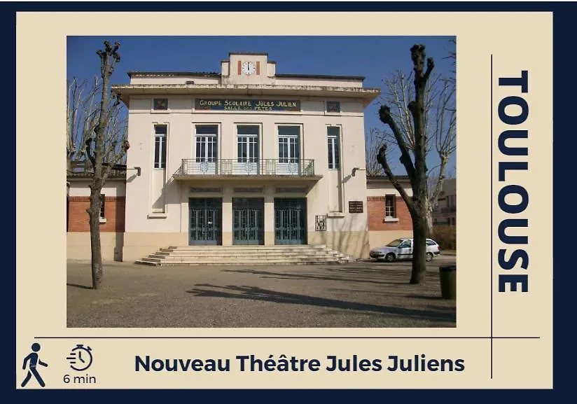 טולוז Studio Renove - Proche Hopital, Universite & Gare St-Agne - Tv & Wifi Hd